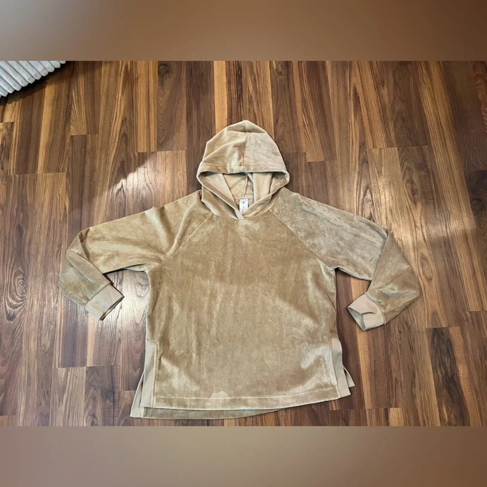 Member's Mark Womens Plush Hoodie Beige Moon XL